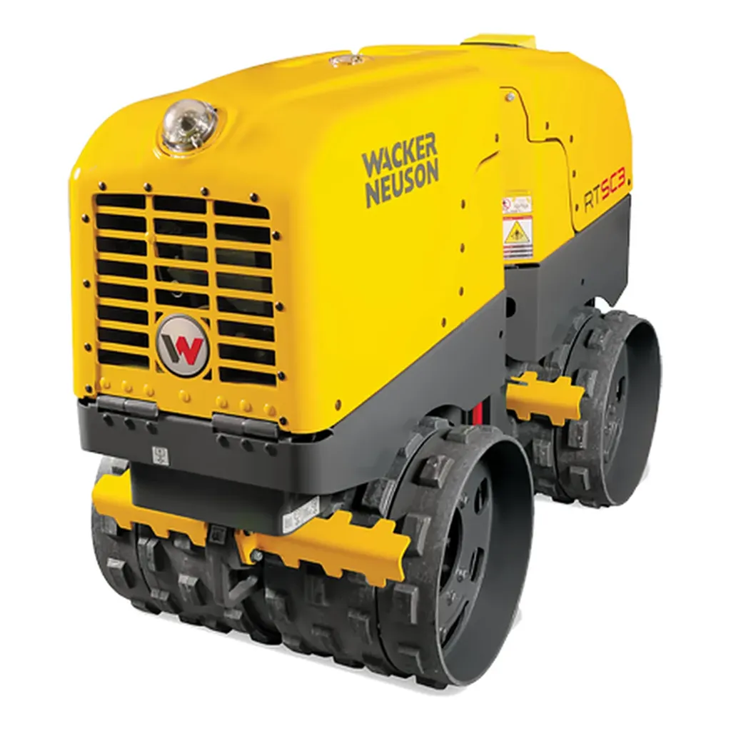 22-34 in. Double Padfoot Drum Vibratory Trench Roller